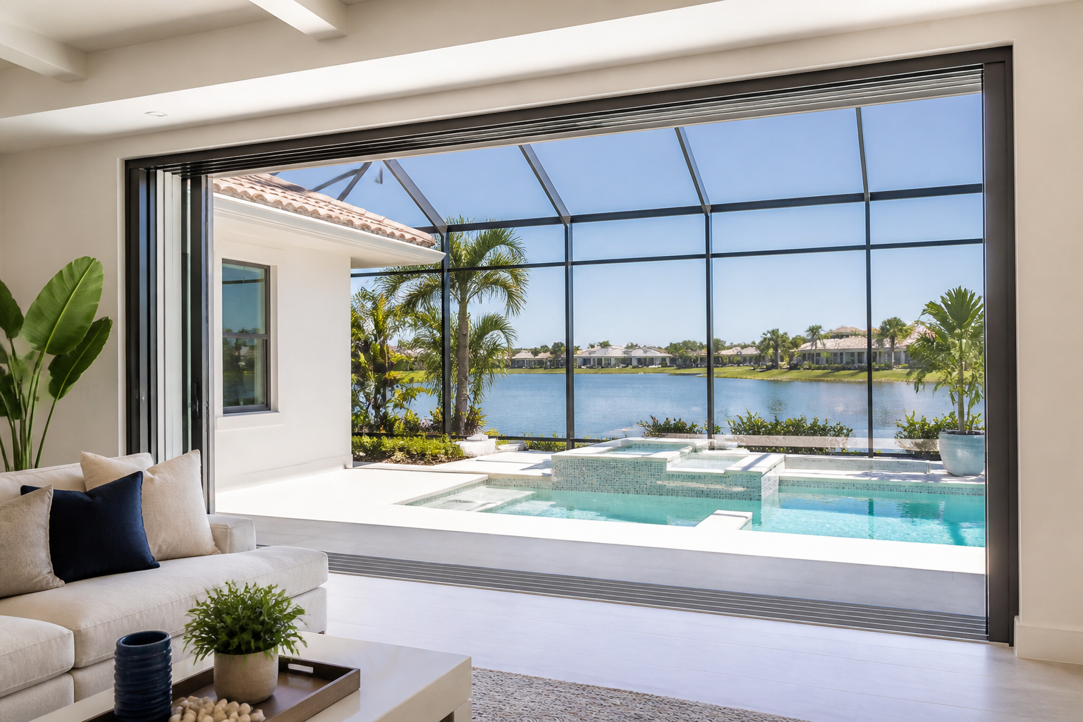 3-Panel Sliding (3-Lite Roller) Windows in Little Gables, FL | Winslow Windows & Doors - detail 1