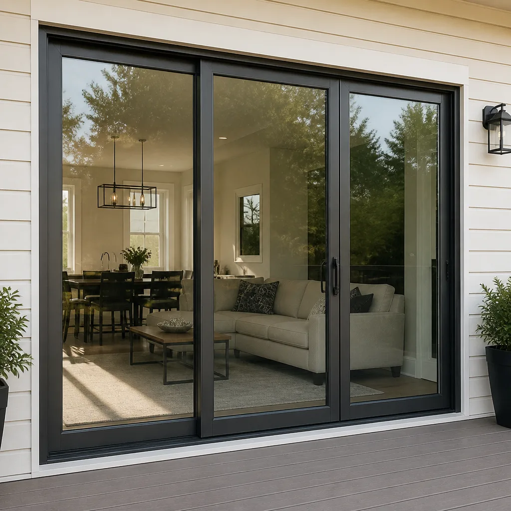 Sliding glass doors